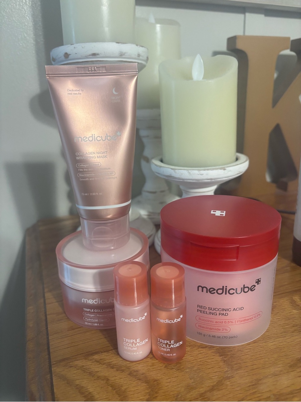 Medicube Skincare Set - Pink & Red Packaging
